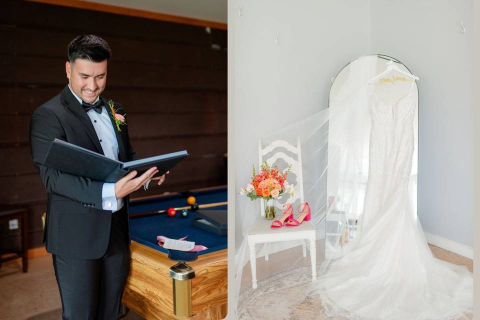 Groom Suite + Bride Suite