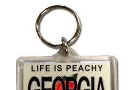 Georgia key chains are a great way to keep Georgia on their mind.