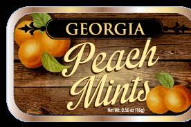 Everything is peachy in Georgia -- including our mints!  A refreshing wedding favor for your guests.