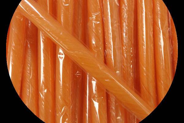 Perfect for welcome bags or candy buffets, these old fashioned peach candy sticks are absolutely peachy!