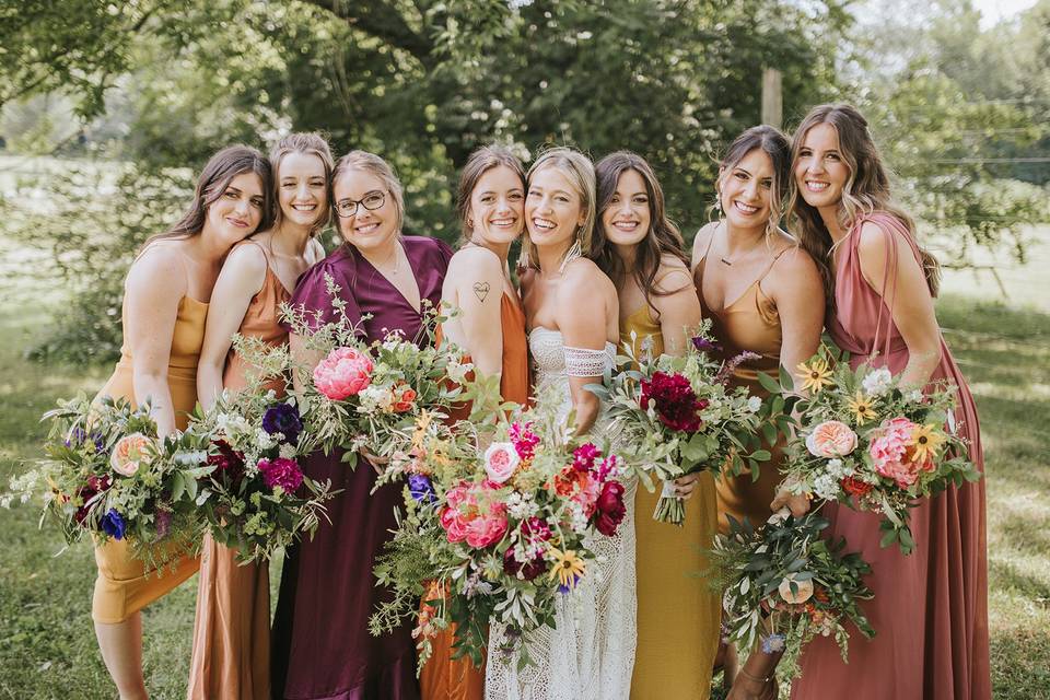 Colorful bouquets:KateAnthony