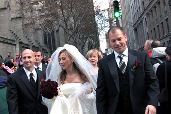 Bride & Groom in NYC