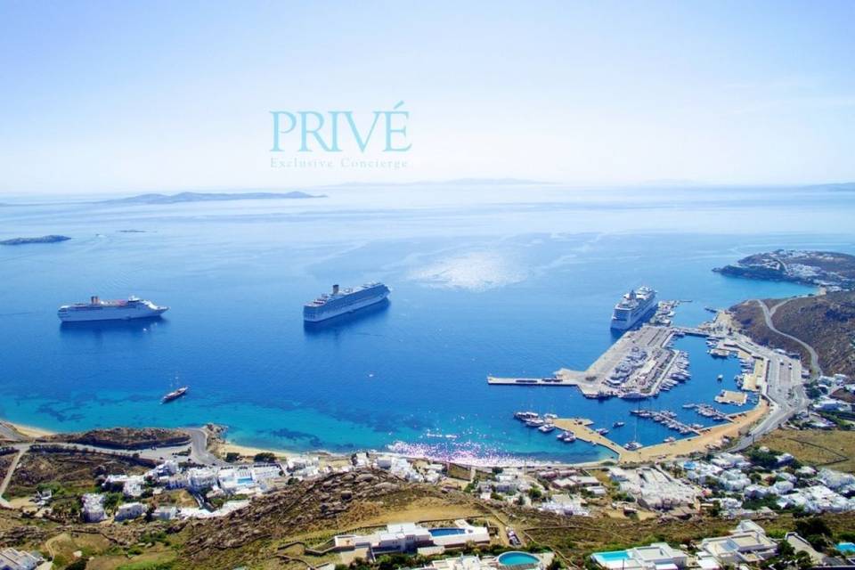 Mykonos Cruise ship services