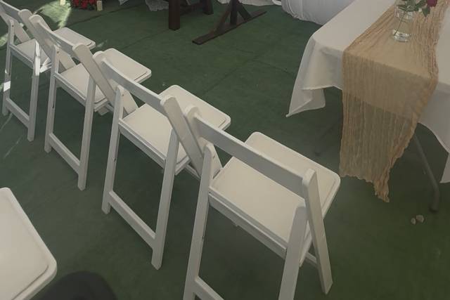 Garden chair rentals