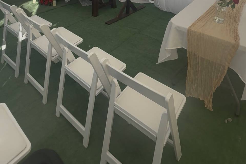 Garden chair rentals