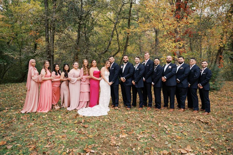 Bridal party portraits