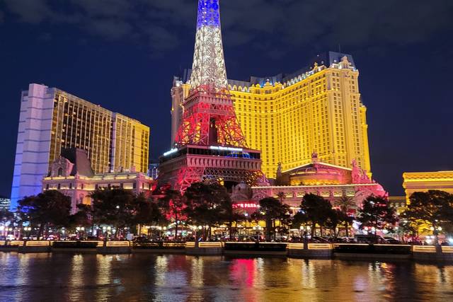 The Paris at night