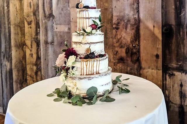 Beautiful tiered cake