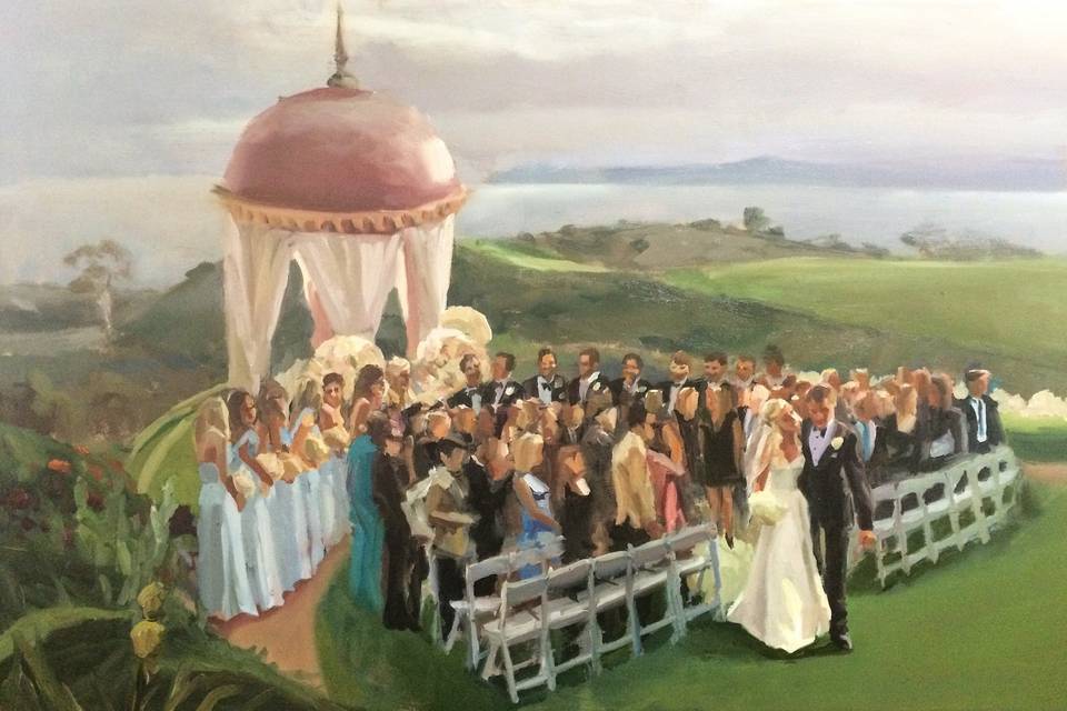 A country wedding