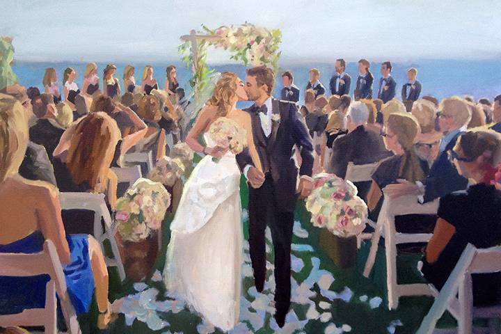 Laura Jane Fine Art | Live Wedding Painter