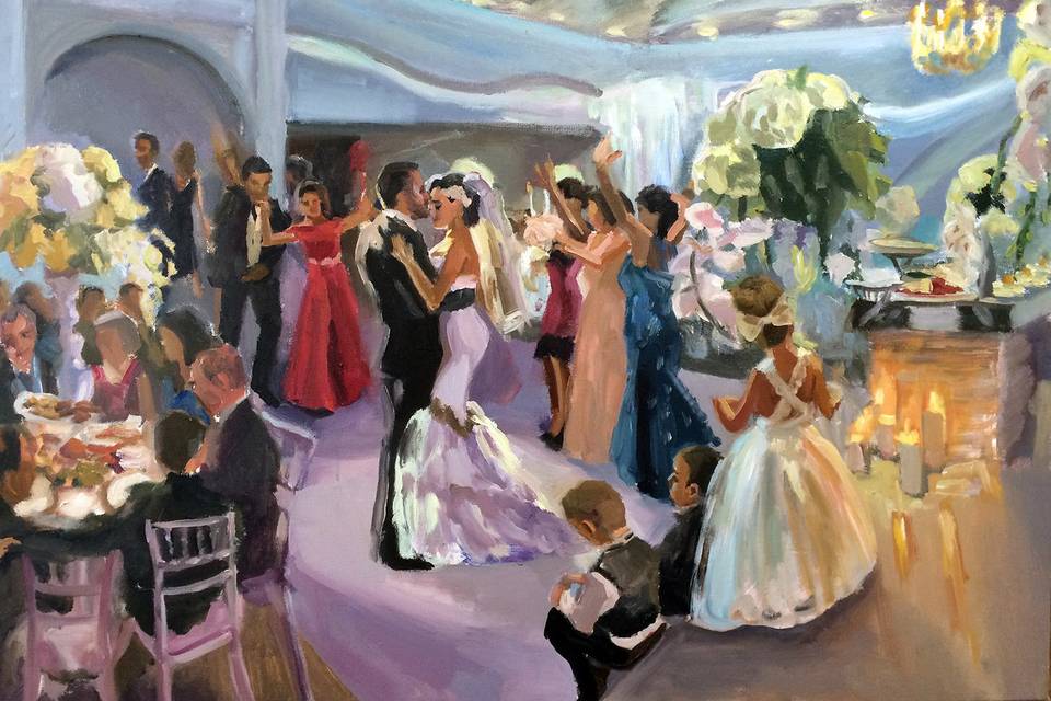 Laura Jane Fine Art | Live Wedding Painter