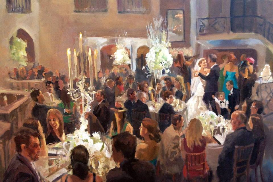 Laura Jane Fine Art | Live Wedding Painter