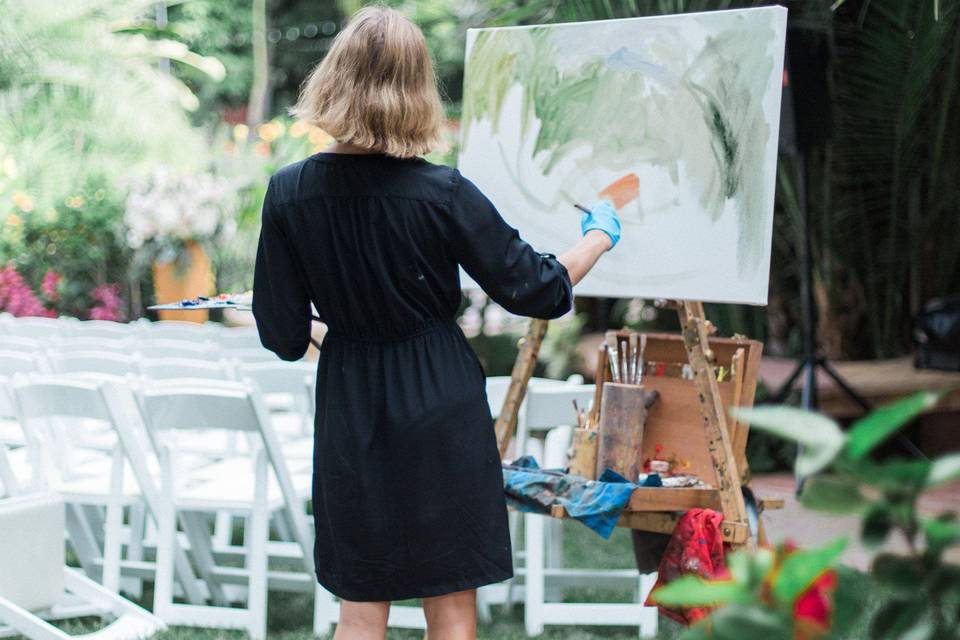 Laura Jane Fine Art | Live Wedding Painter