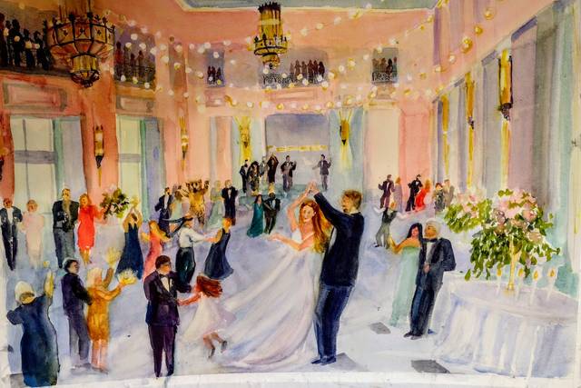 Stiffel theatre wedding!