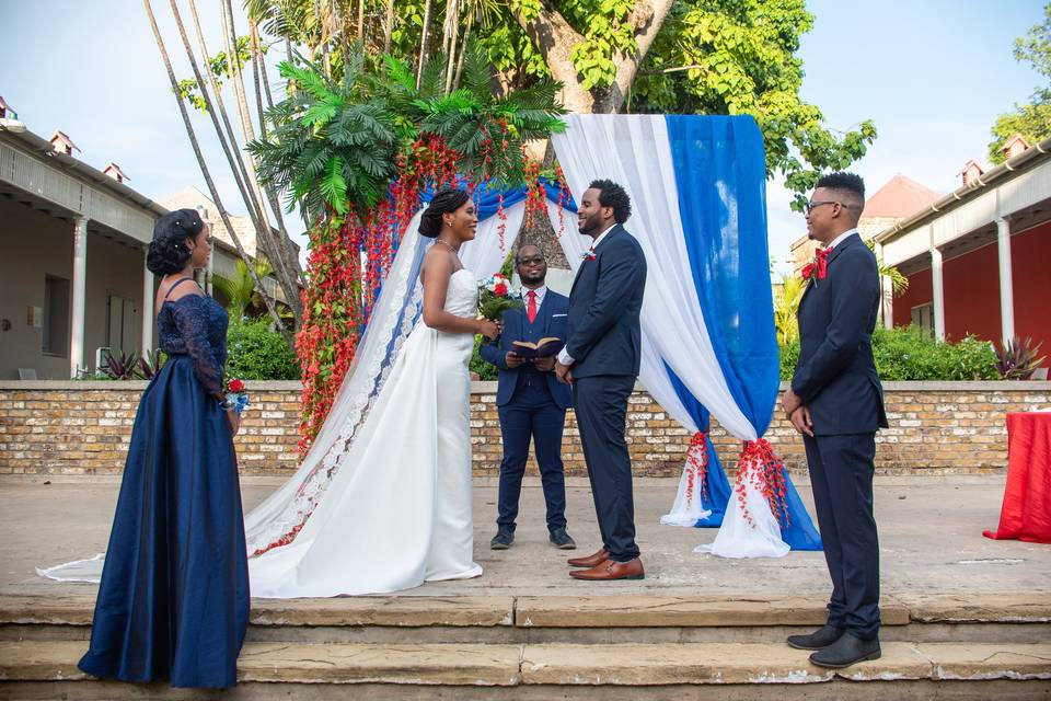 Garden Wedding Barbados