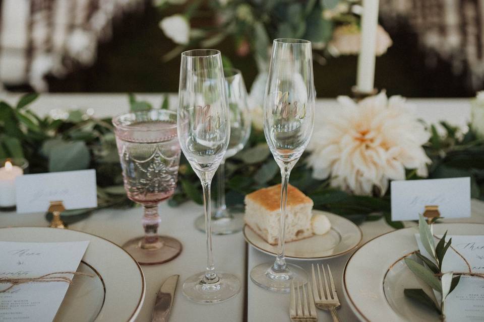 Wedding Sweetheart Table