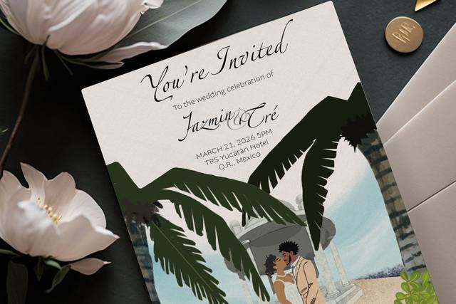 Wedding Invite Display
