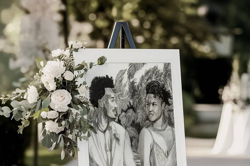 Wedding Portrait Display