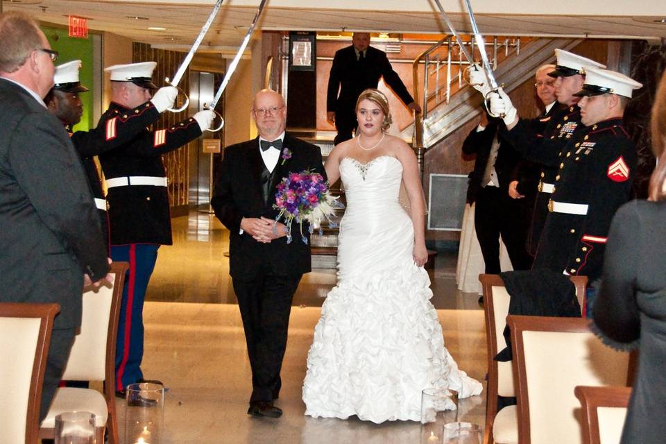 Military Weddings. How wonderful is that?