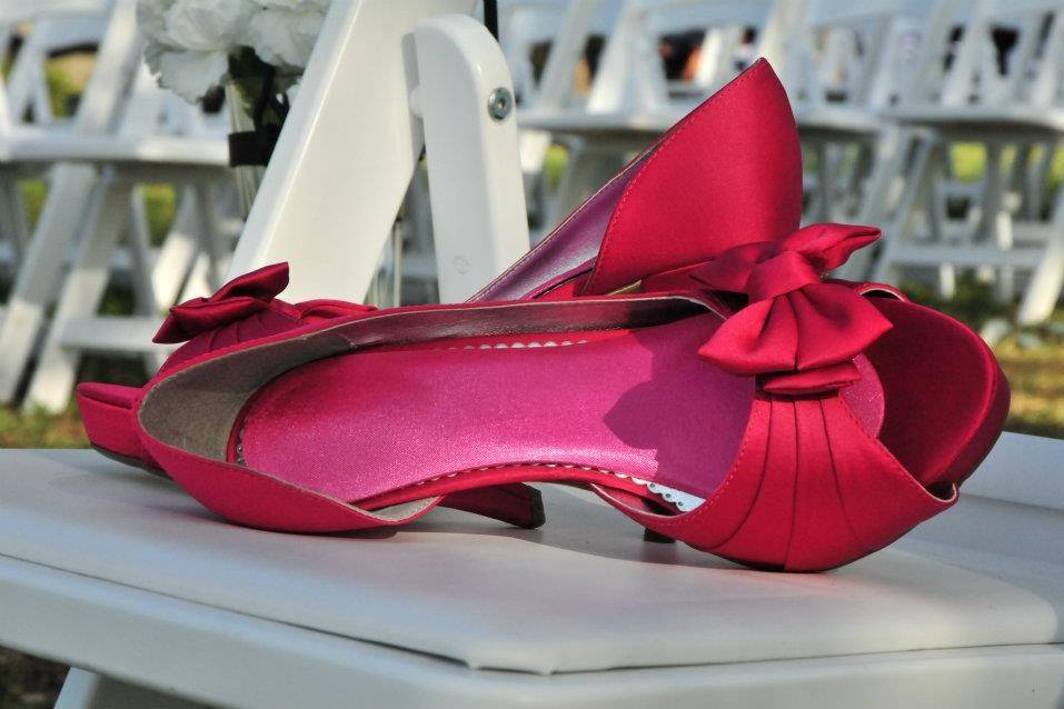 Bride's shoes