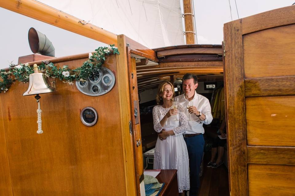 Vintage Sailboat Wedding on Ch