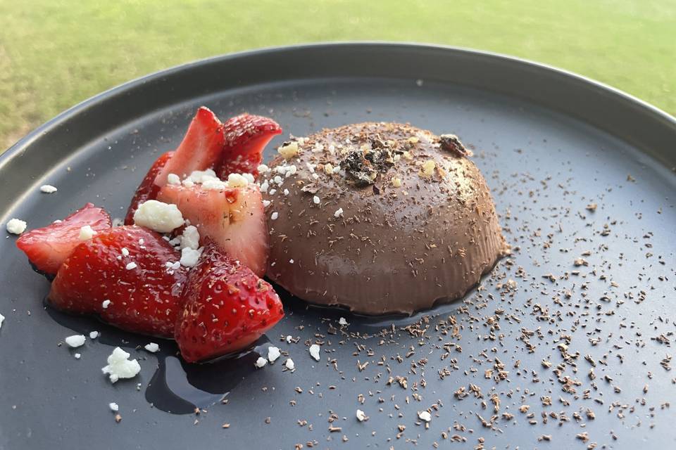 Chocolate Mousse and Berries