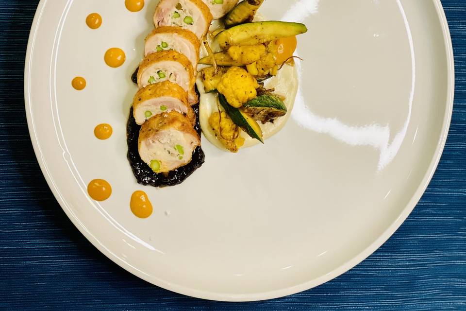 Sous Vide Chicken Roulade