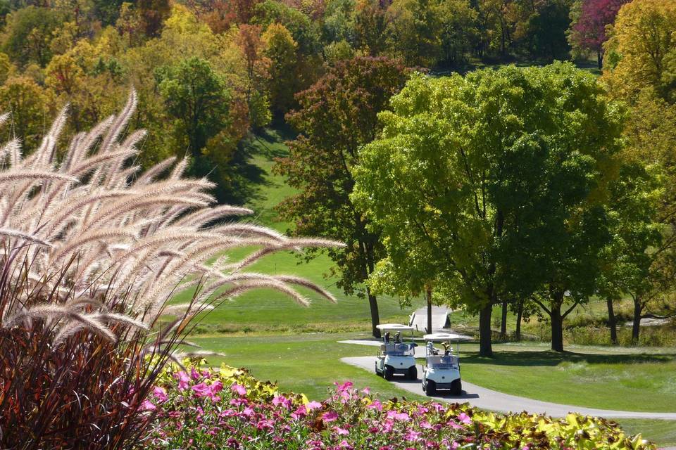 Hit the links before your big day! Try one of our four golf courses.