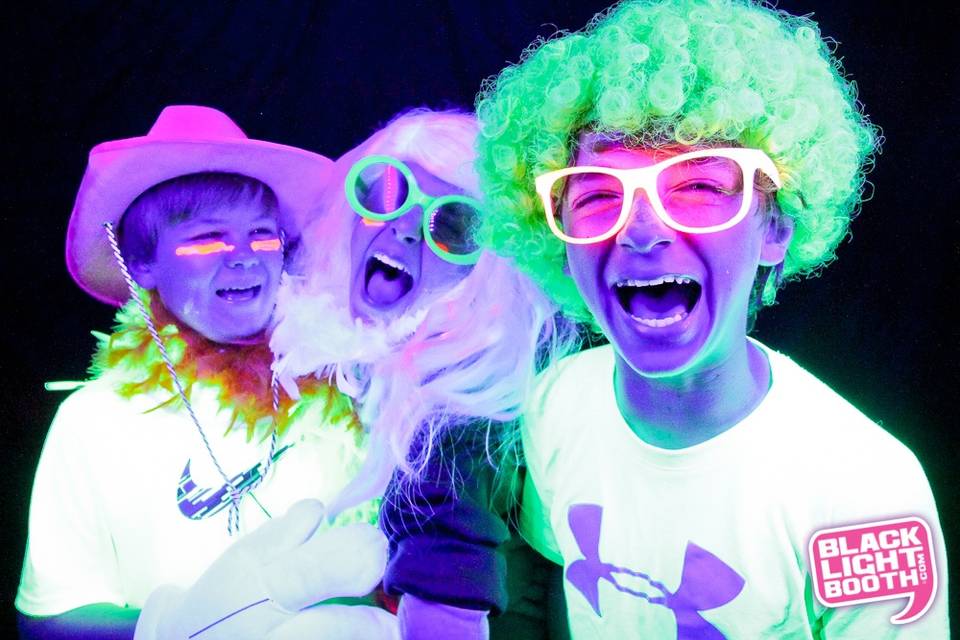 Glow in the dark photo booth!