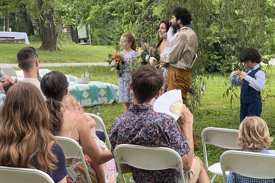 June 2025 outdoor wedding