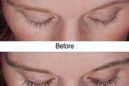 before & after individual lash extensions