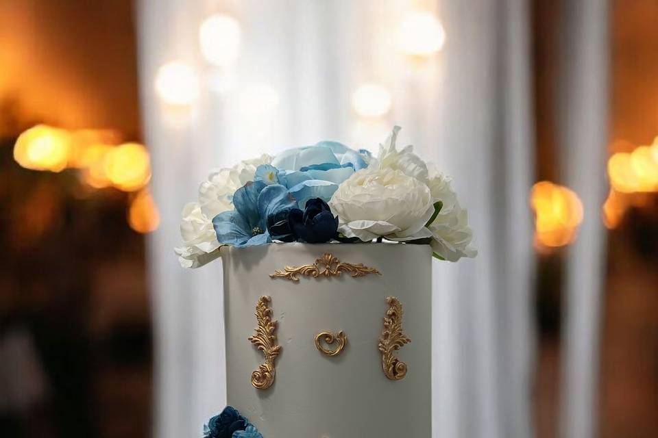 Blue and gold