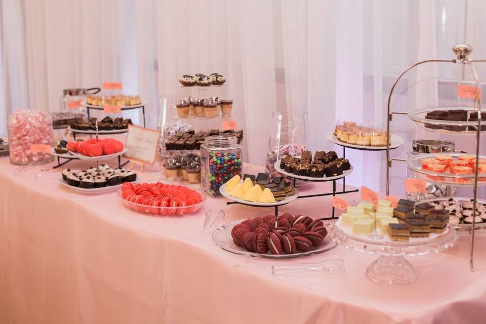 The sweet buffet