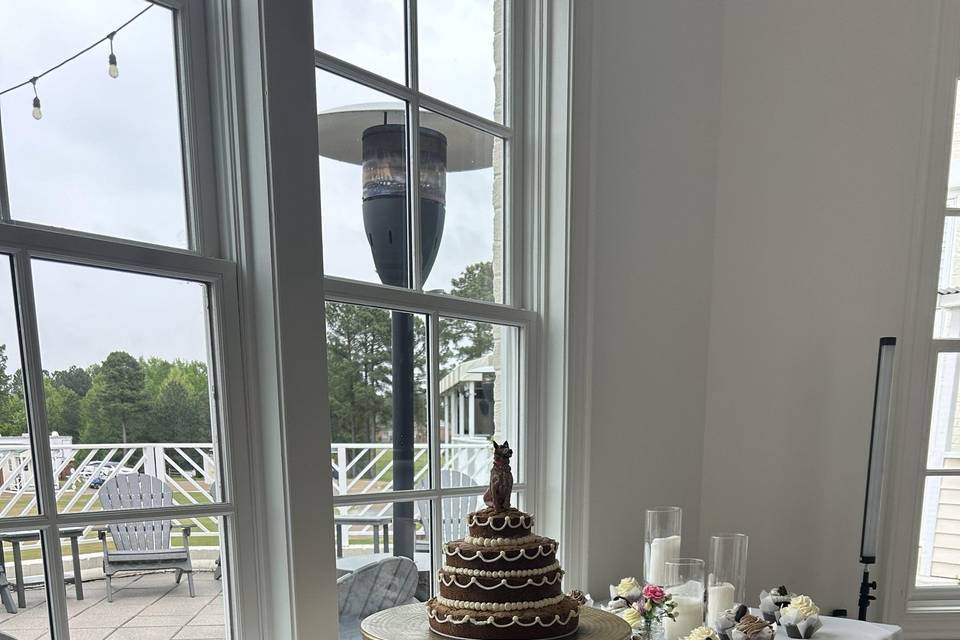 Cookie Three Tier Wedding Cake