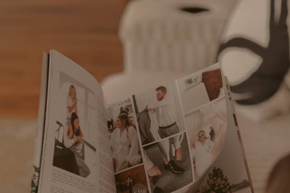 A Bride Reading her Magazine