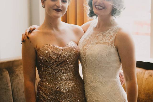 Vintage, dreads, birdcage veil