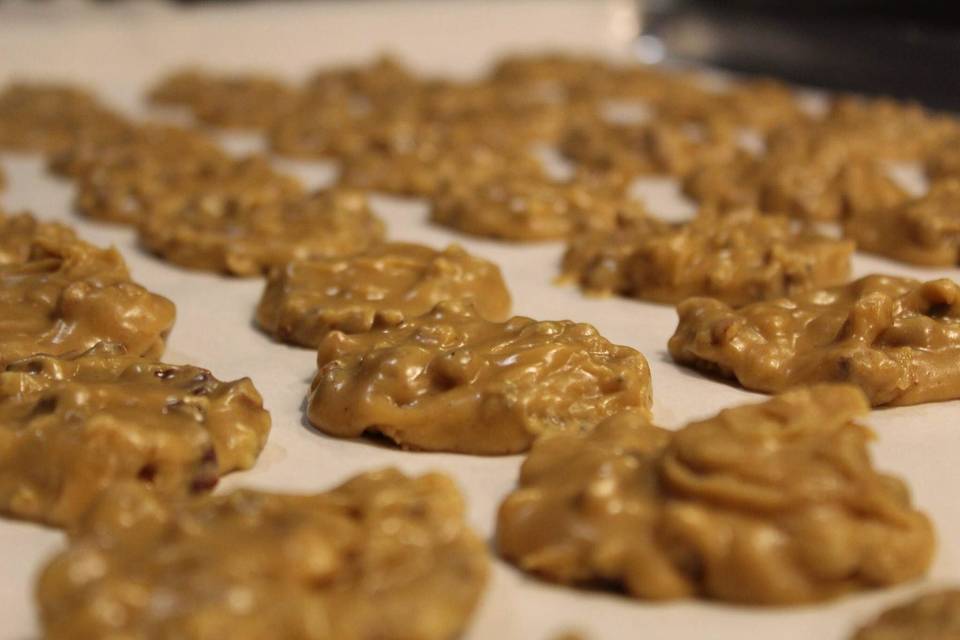 Toasted Coconut pralines