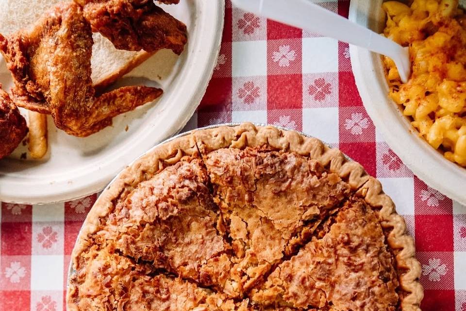 Coconut Chess Pie