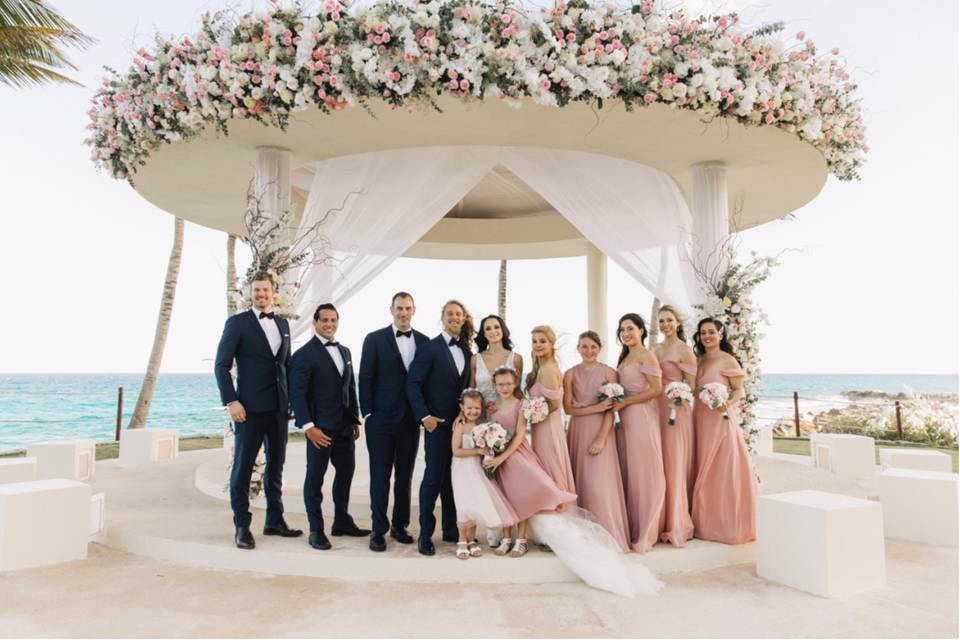 The wedding party