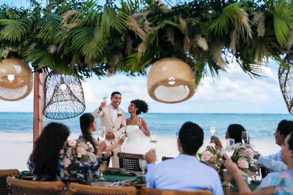 Reception toast