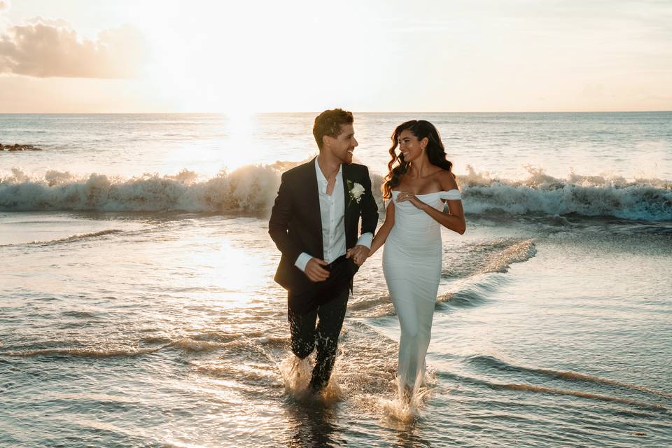 Candid bride and groom photos