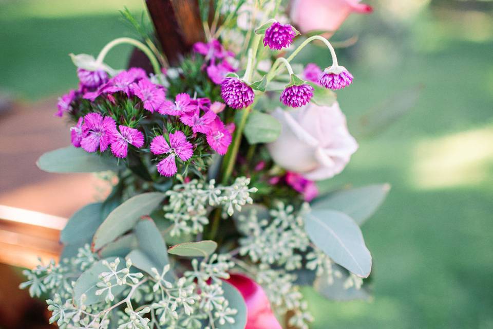 Vision events - palm springs rose cottage purple and pink wedding