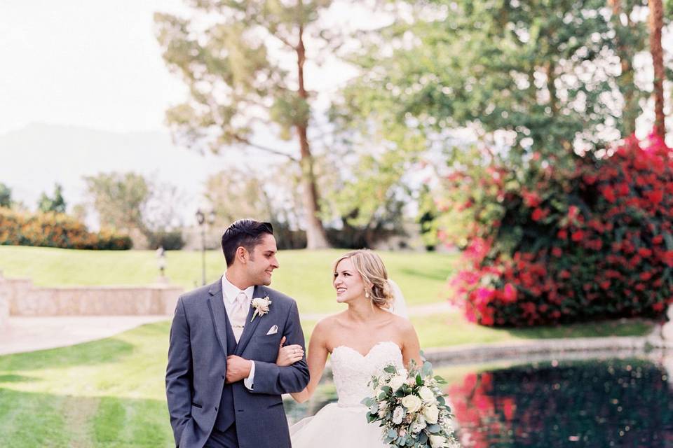 Vision events - chuppah hacienda sumaria - rancho mirage wedding