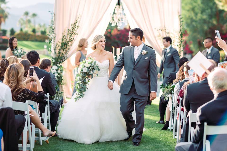 Vision events - hacienda sumaria - rancho mirage wedding bride and groom