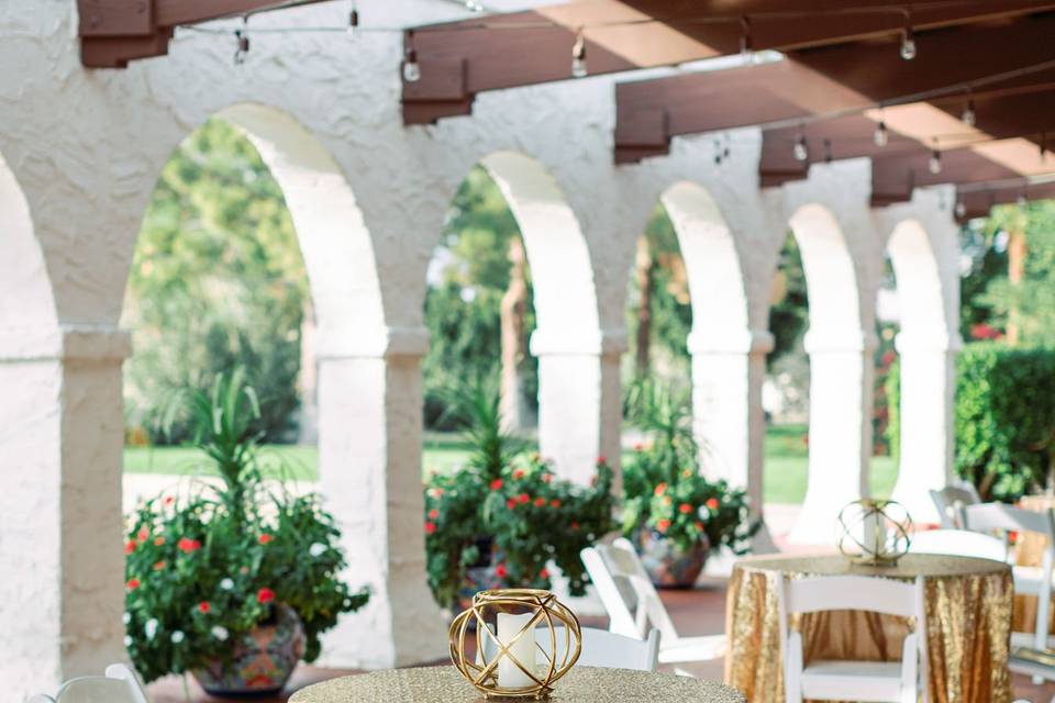 Vision events - hacienda sumaria - rancho mirage wedding - cocktail hour