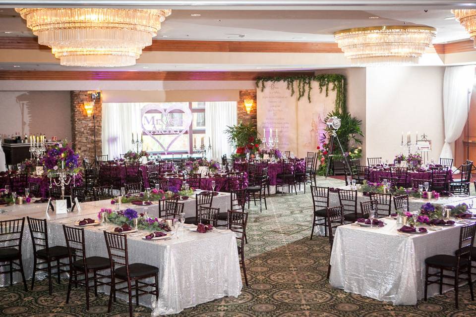 Purple fairy tale wedding