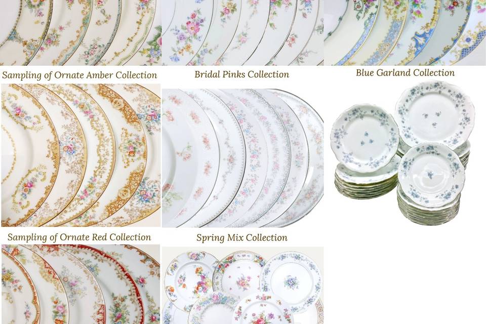 Our floral china collection
