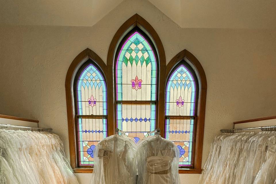 Over 400 wedding dresses