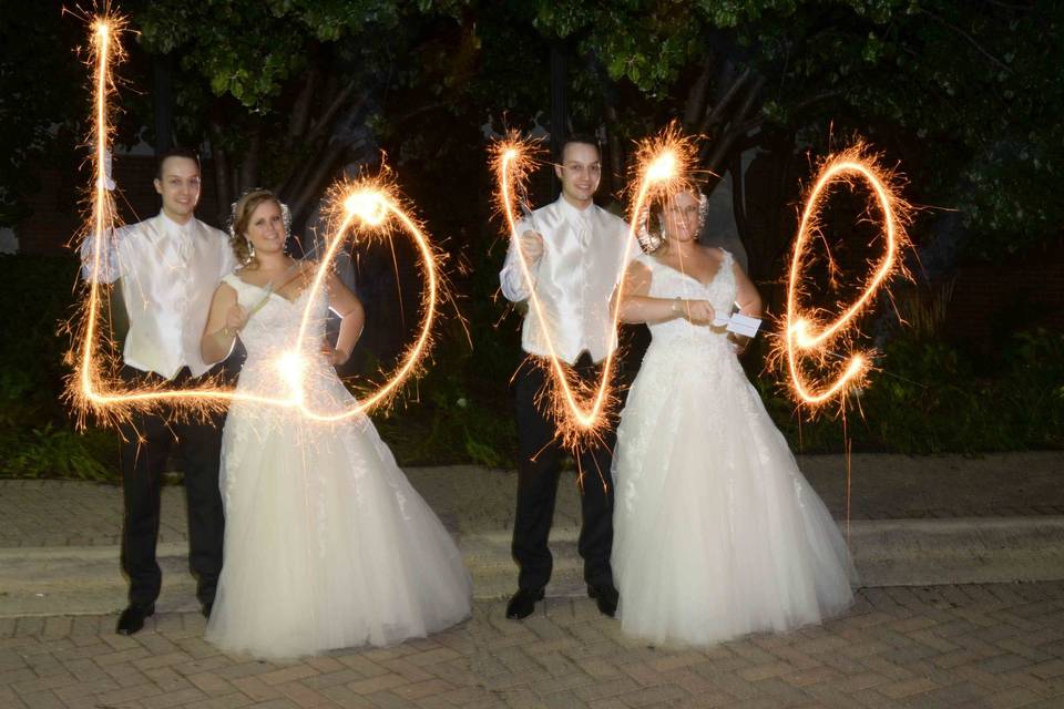 Love sparklers