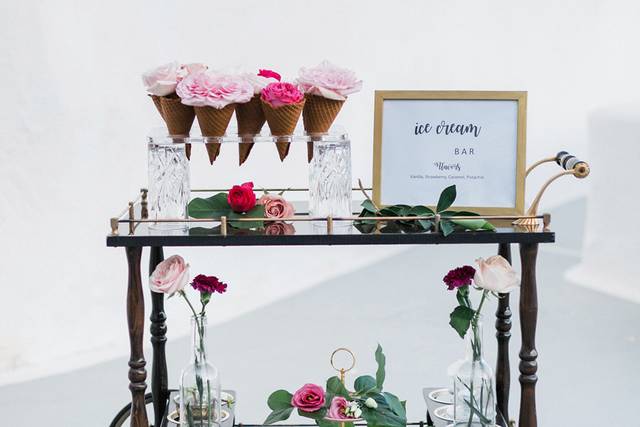 Retro Bar Cart